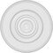 Ekena Millwork Standard Grayson Bullseye Rosette With Rounded Edge, 4"W x 4"H x 3/4"P ROSP040X040X075GRY04 - alternate 2